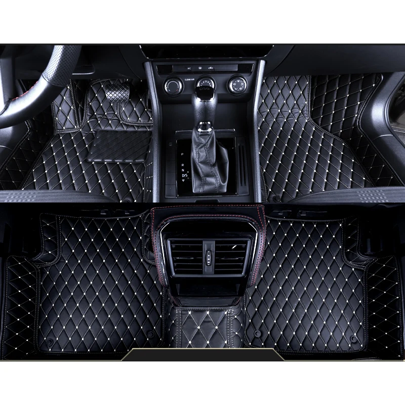 

lsrtw2017 fiber leather car floor mat for skoda fabia 2007-2020 2008 2009 2010 2011 2012 2013 2014 2015 2016 2017 2018 2019