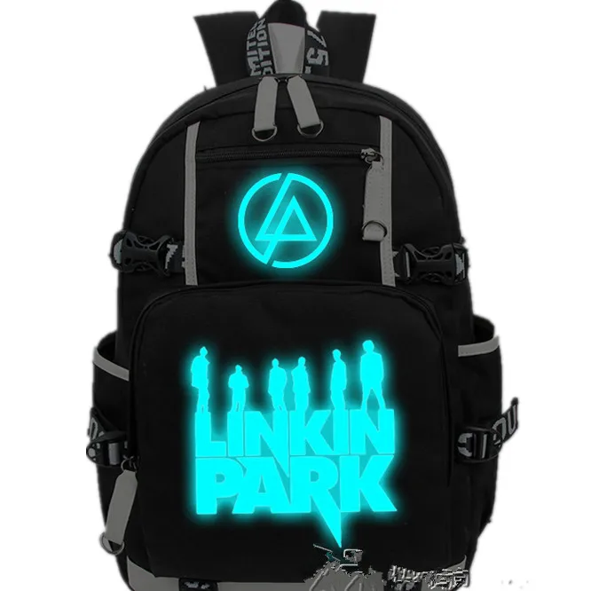 Аниме Linkin Park рюкзак сумка светящийся светильник школьные рюкзаки с принтом для ноутбука сумки на плечо Косплей