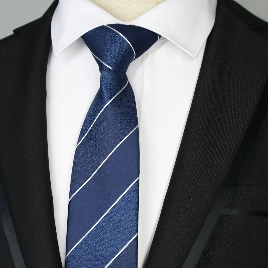 Новинка, 7 см, мужские Узкие галстуки, полиэстер, шелк, узкая полоска, на шею, мужские галстуки на свадьбу, вечеринку, Gravatas, для взрослых, красные, черные, желтые, тонкие галстуки - Цвет: HJL-HT-24