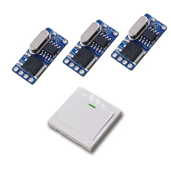 

Smart Home DC3.5V-12V Mini Receiver Remote Control Switch Small Volume No Sound Micro Wireless Switch