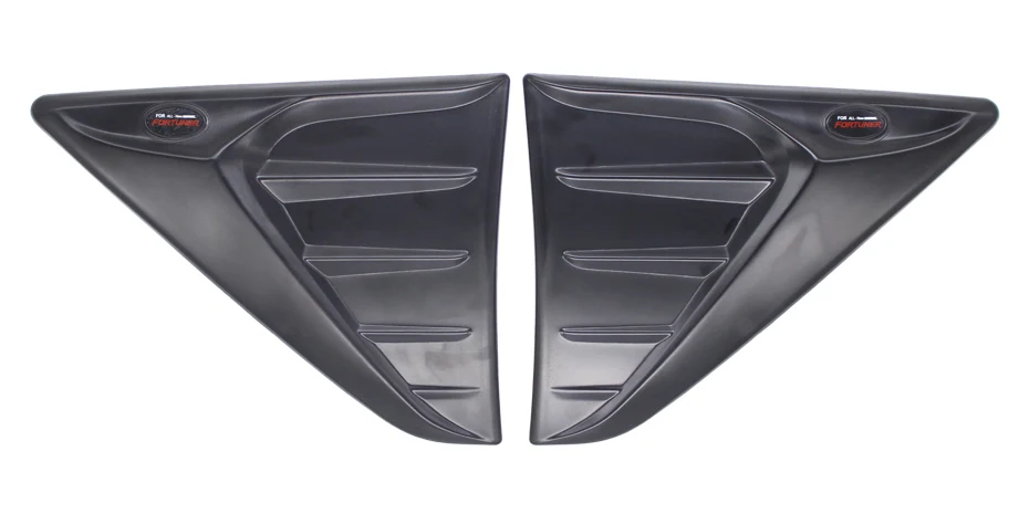 For Toyota Fortuner Accessories 2016 2017 Body Kits Cover Tuning Car Accessories Matte Black ABS Auto Accessory Styling Moulding 44