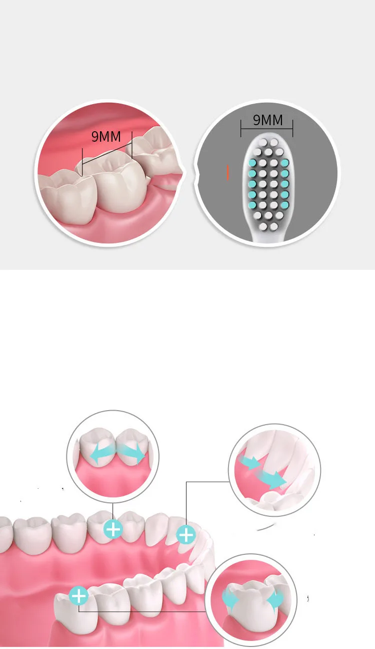 Акустическая вибрация электрическая зубная щетка Индукционная зарядка для взрослых бытовая электрическая зубная щетка звуковая зубная щетка