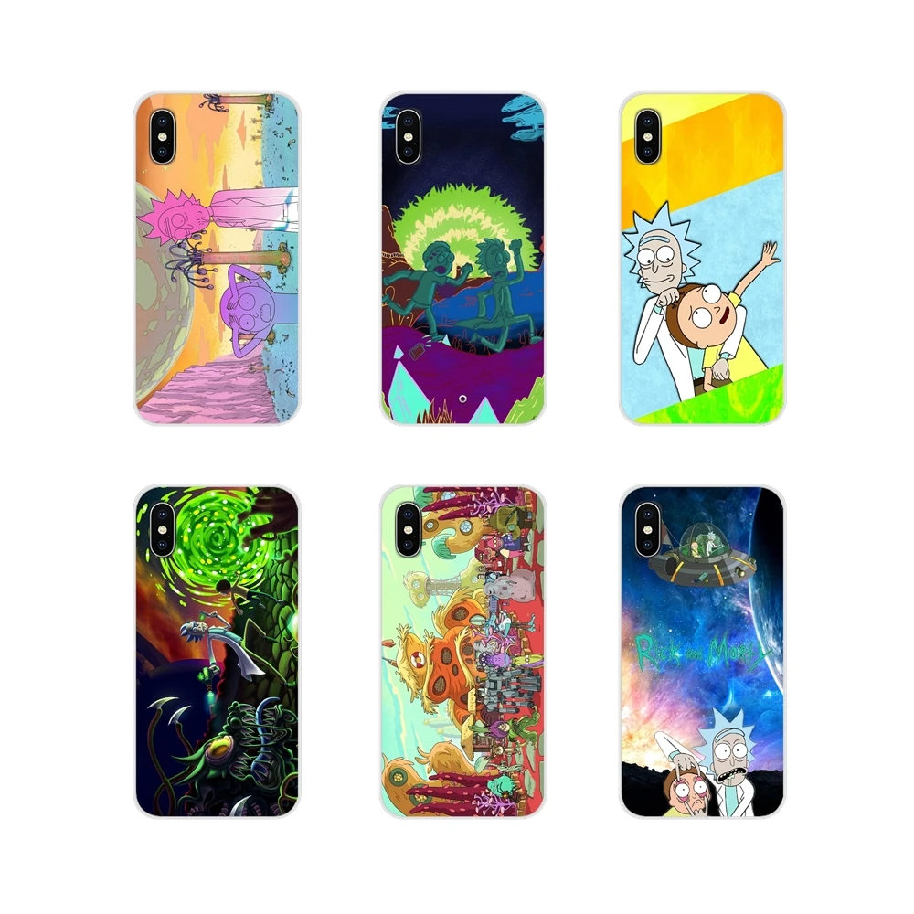 

For Xiaomi Redmi 4A S2 Note 3 3S 4 4X 5 Plus 6 7 6A Pro Pocophone F1 Anime Rick and Morty Accessories Phone Cases Covers