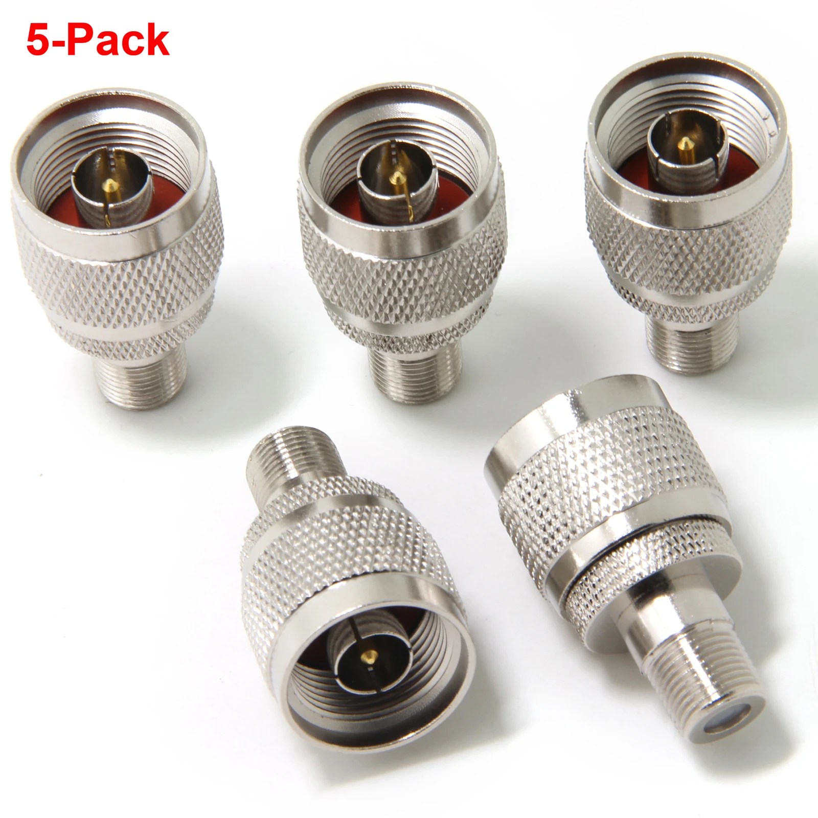 5 Pack Low Loss N Type Male to F Type Female Jack Coax RF