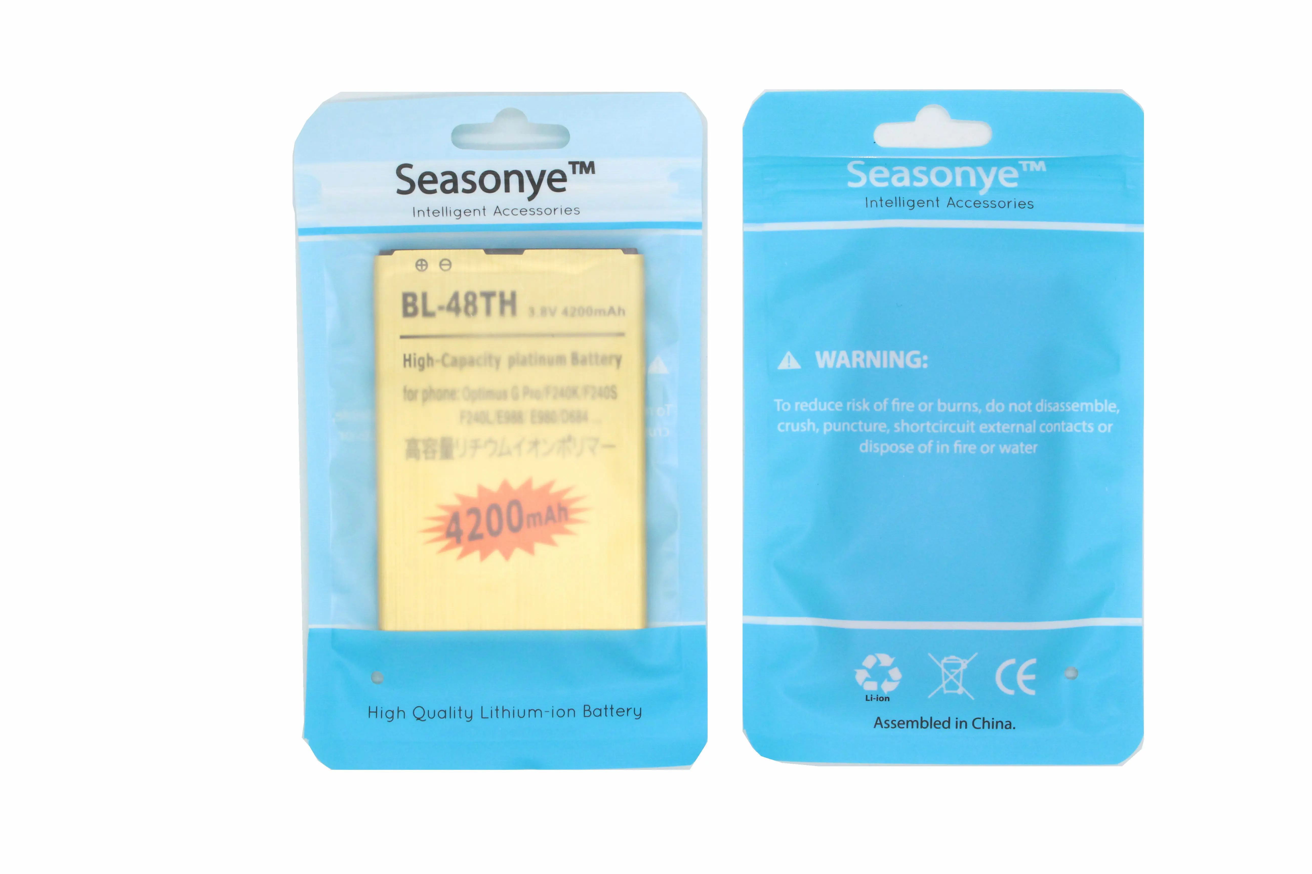 Seasonye 4200mAh BL 48TH BL48TH Gold Запасной Аккумулятор для LG Optimus G Pro F240K F240S F240L E988 E980 D684 E986 E985
