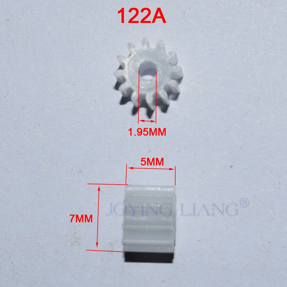 Ukázkové nařídit 10ks 12 zubů mechanismus 0.5M 122A 123A 122.5A 123AD hračka modelka letadlo částí ozubená