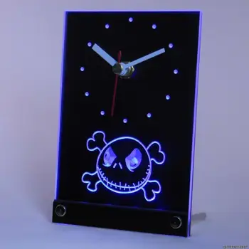 

tnc0215 Nightmare Before Christmas Jack Table Desk 3D LED Clock