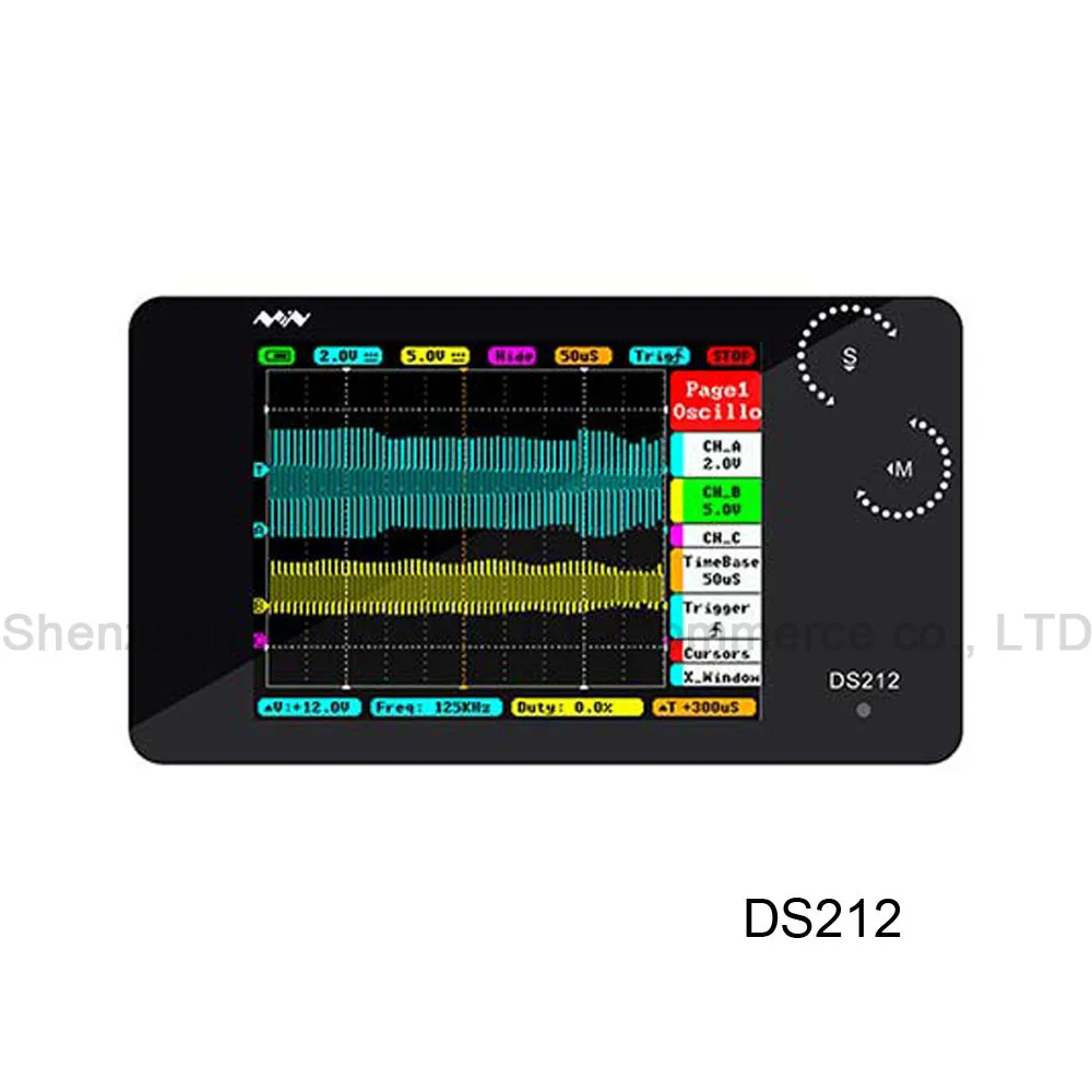 DS213/DS212 Мини Ручной светодиодный дисплей цифровой осциллограф DSO 4 канала 100 мс/с Обновление от DS203 DSO203 DS212 DSO212