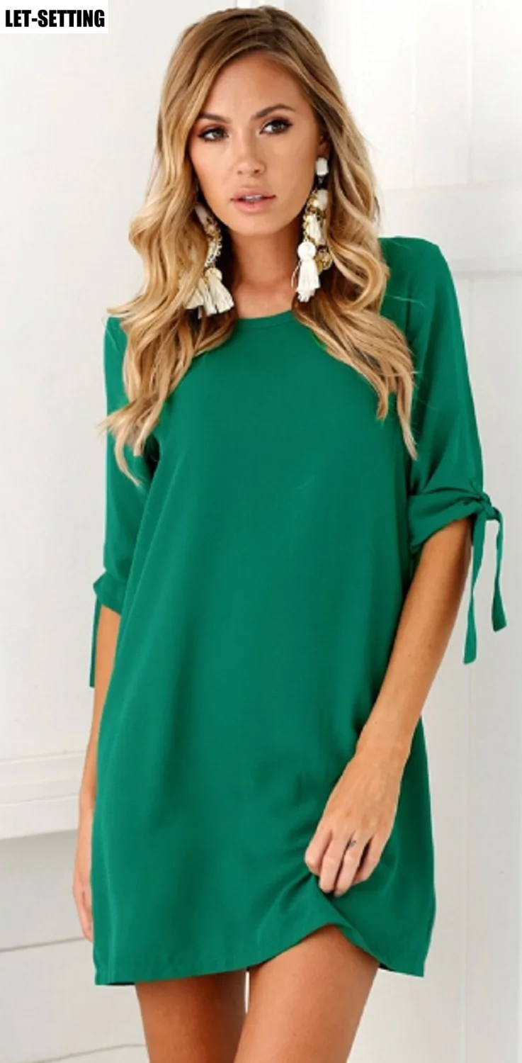 

spring autumn summer sleeves round neck lady dress S-XL,khaki,yellow,purple,gray,green,black elegant lady dress casual beach