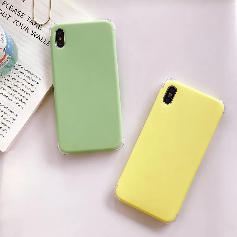 Мягкий силиконовый чехол для iPhone 6 S 6 S 7 8 Plus X XR XS Max 6Plus 6splus 7Plus летний яркий противоударный резиновый чехол