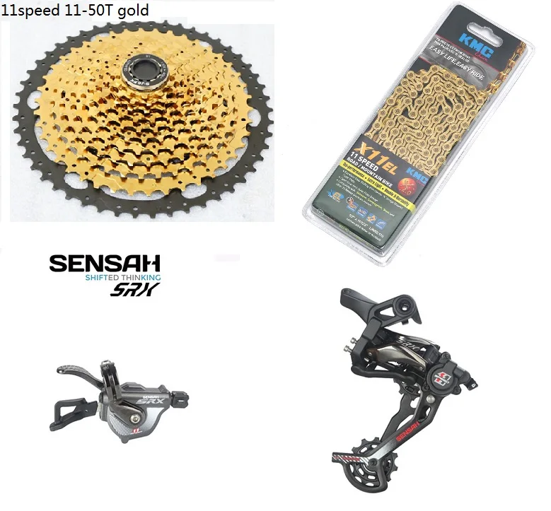 SENSAH XT 1x11 speed Group 4 с 11-50 горным велосипедом лучший 11 скоростной передний переключатель/коробка передач/Шестерня/цепь 11 скоростей для SRAM