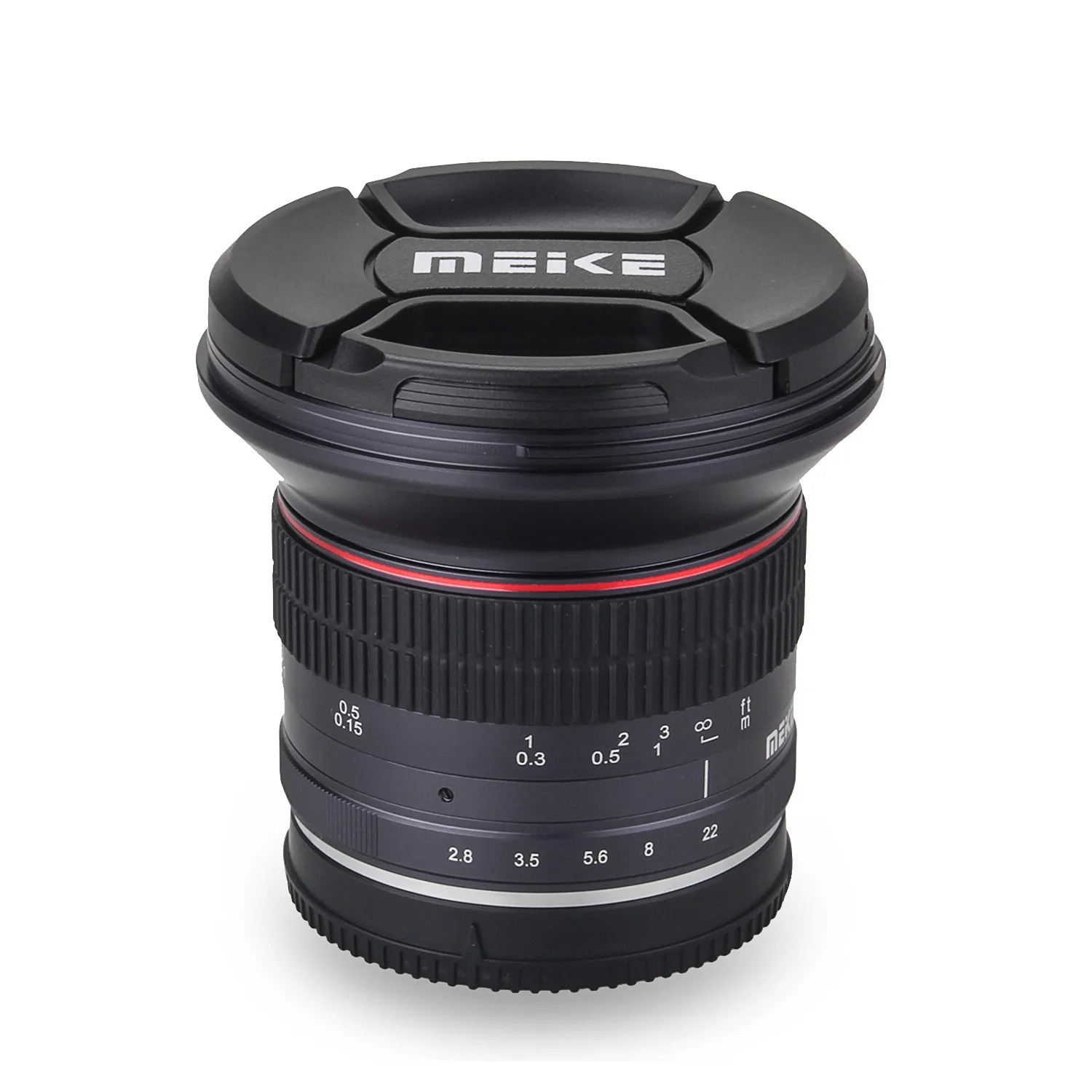 Meike 12 мм f/2 8 Ультра широкоугольный фиксированный объектив со съемным капюшоном
