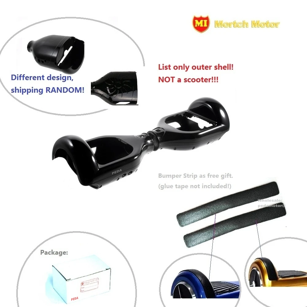 

(China Factory Wholesale) 6.5" outershell plastic cover case for hoverboard self balance scooter DIY KIT Low Cost Discount 2016