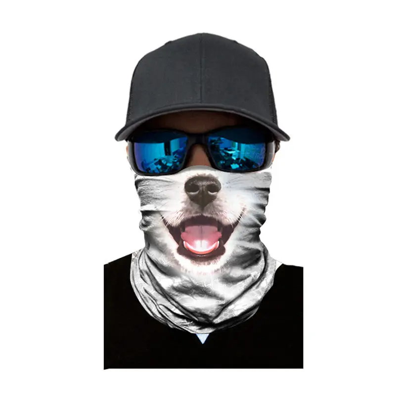 Outdoor 3D animal magic Cycling Sport Mask Dustproof Bike Face Shield Windproof Bike Bicycle Mask Winter Warm Half Face Mask #3j (13)