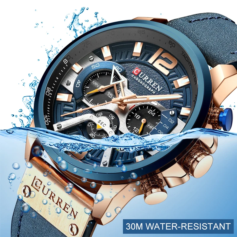 

Luxury Brand Men Analog Leather Sports Watches Men's Army Military Watch Male Date Quartz Clock Relogio Masculino 2019