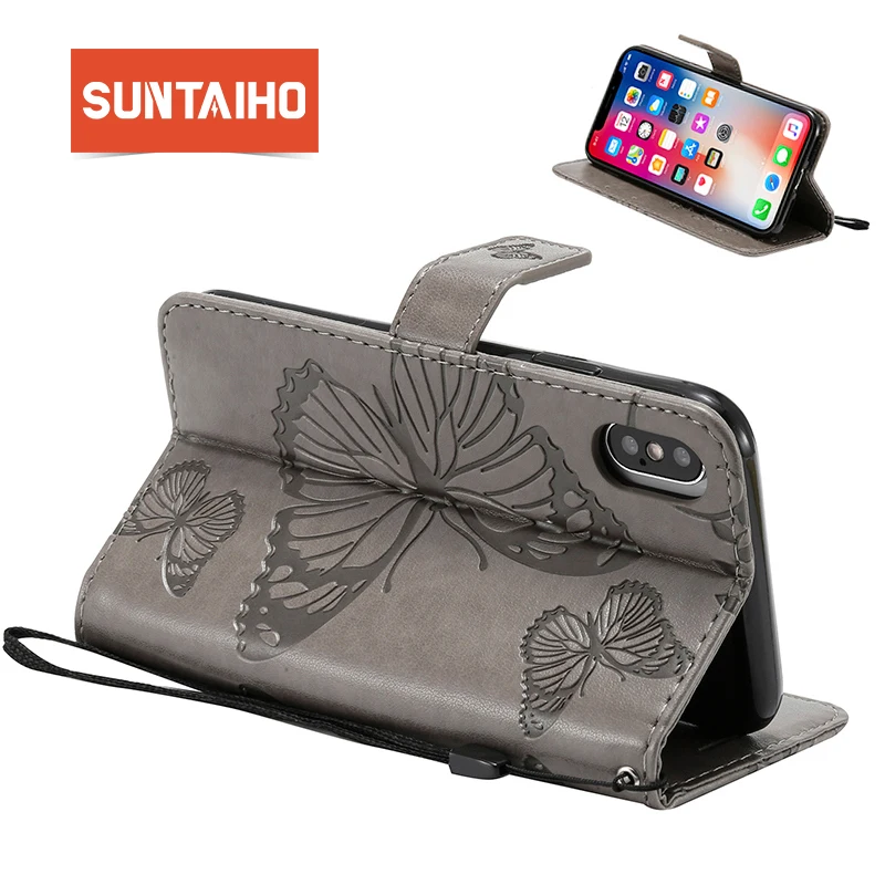 Suntaiho Retro PU Leather Case For iPhone XS Max XR X Case 5S SE With Card Pocket Wallet Case Phone Case for iPhone 8 6s 7 plus Suntaiho Retro PU Leather Case For iPhone XS Max XR X Case 5S SE With Card Pocket Wallet Case Phone Case for iPhone 8 6s 7 plus