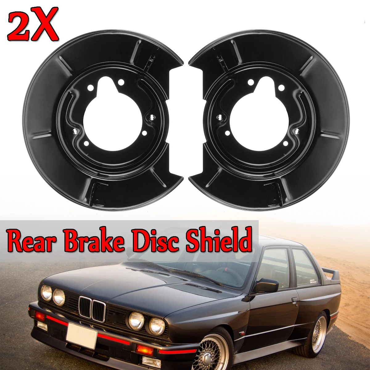 Left+Right Rear Brake Disc Shield Shell For BMW E30 E36 Compact Models Z3 For Coupe & Roadster Models New Brake System Left+Right Rear Brake Disc Shield Shell For BMW E30 E36 Compact Models Z3 For Coupe & Roadster Models New Brake System