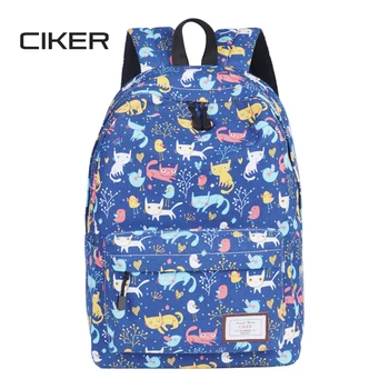 

2019 Newest Arrival Printing Backpack High Quality Canvas Laptop Backpack For Teenage Casual Travel Student Schoolbag Mochilas