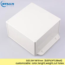 Водонепроницаемый пластиковый корпус diy наружные электронные ящики для инструментов настенное крепление пластиковое уплотнение распределительная коробка 204*166*91 мм IP68