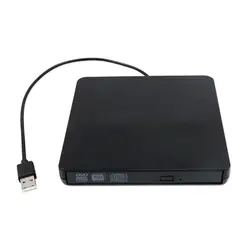 Внешний портативный USB слот нагрузки DVD CD RW привод горелки писатель USB 2,0 интерфейс для ноутбуков и настольных тетрадь