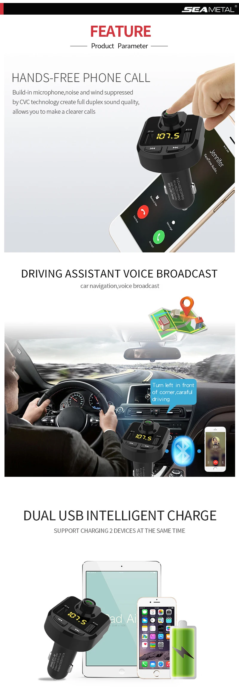 Автомобильный MP3-плеер 12 В, Bluetooth, USB, музыкальный fm-передатчик, Handsfree, ЖК-прикуриватель, mp3, автомобильное зарядное устройство, напряжение, авто аксессуары