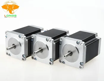 

Cheap and hot! 3pcs Nema 23 stepper motor 290oz.in 6leads 78MM lenght 1.0A 23HS8610 Longs Stepper motor for cnc mill kit