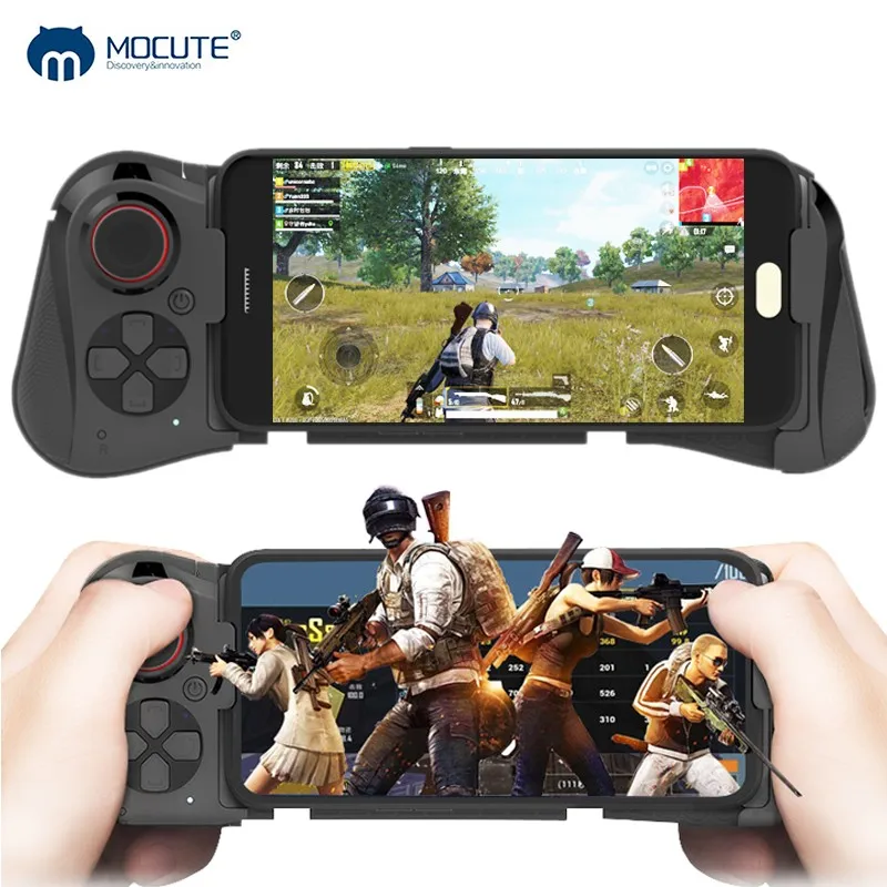 Mocute 058 pad inalmbrico bluetooth-джойстик Android VR telescpica juego контроллер геймпад для iPhone PUBG mvil Joypad