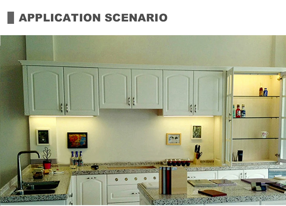 Hand Sweep Switch LED Under Cabinet Kitchen Light Bedroom Wardrobe Closet Night Lights (8)