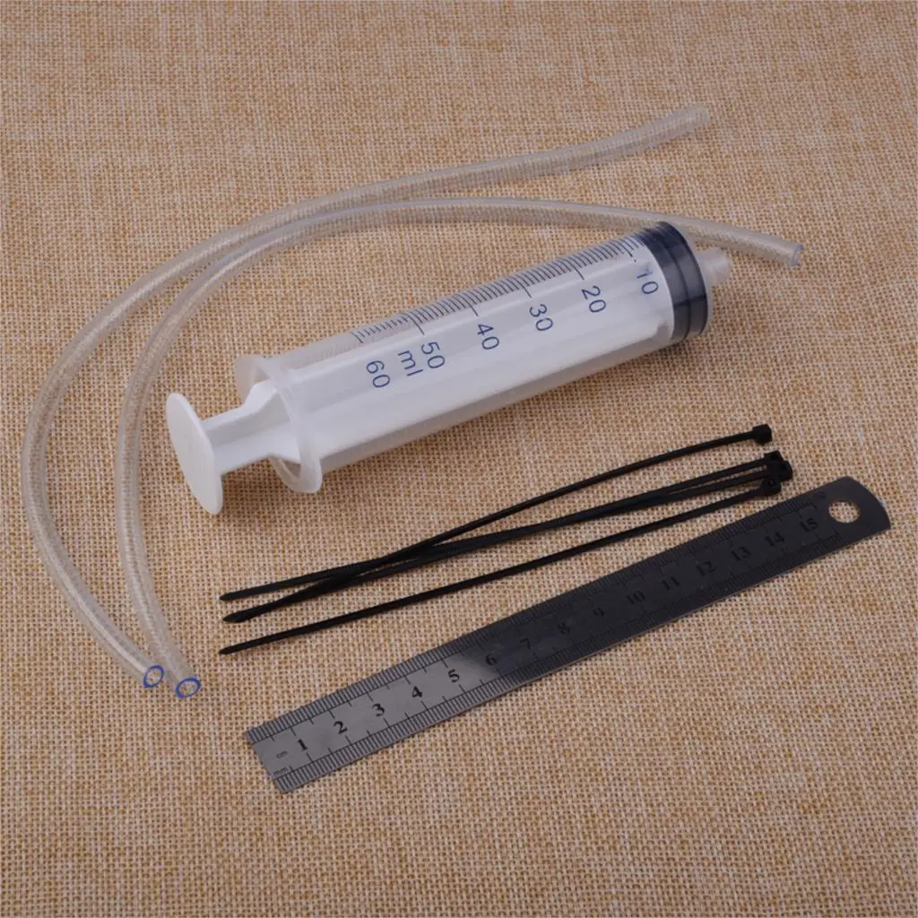 DWCX 60ml Adjust Fork Oil Tool Kit Gauge Suspension Level Tuning Manual