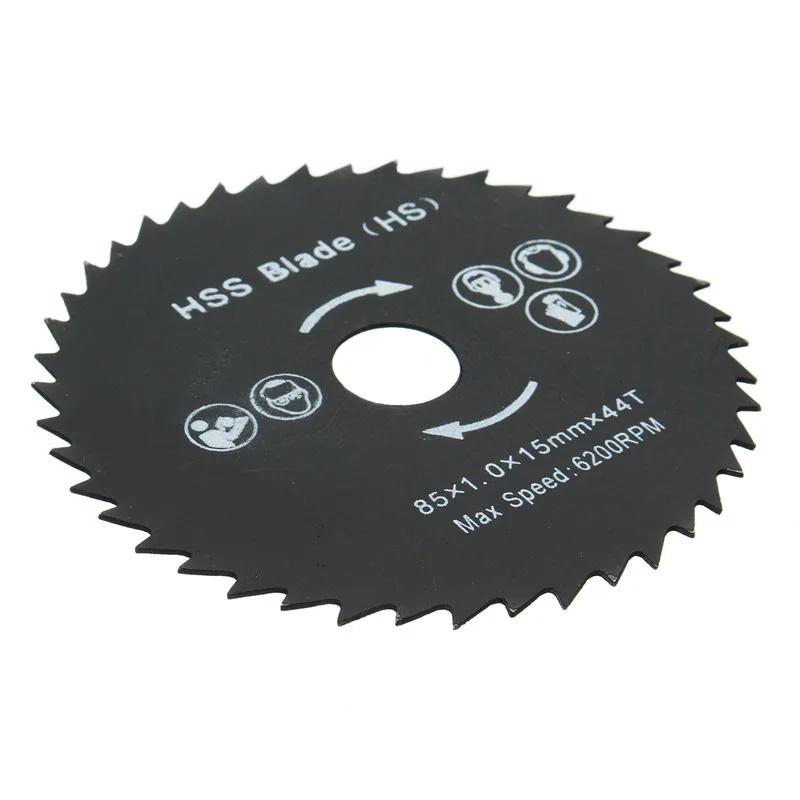3 шт. 85 мм циркулярные пильные диски HSS/TCT деревообрабатывающий, вращающийся инструмент режущие диски оправка для мини циркулярной пилы