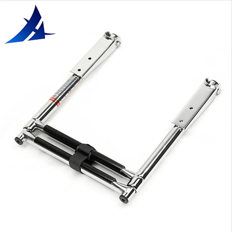 Boat Accessories Marine 2 step boarding telescope ladder for marine boat swimming pool floor element for solar shower pool ladder wpc