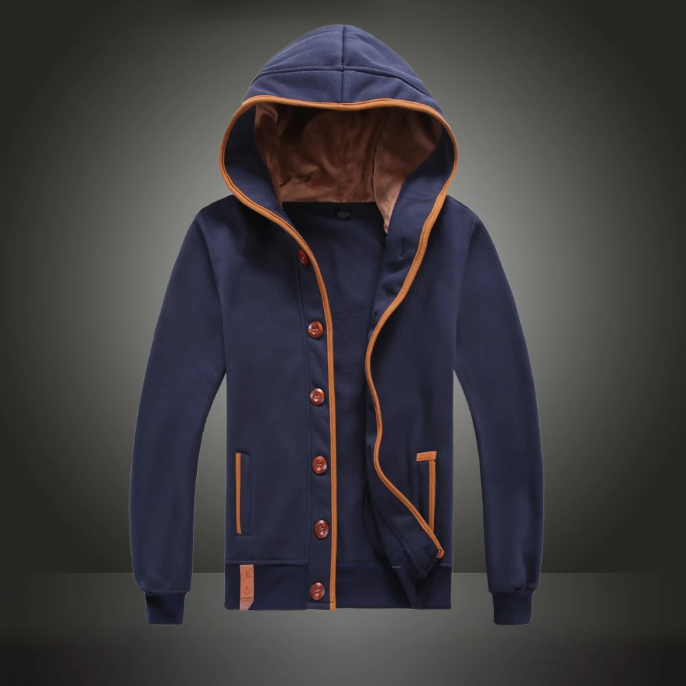 

New Men Hoody Casual Hoodie Sweatshirt Coat Cardigan