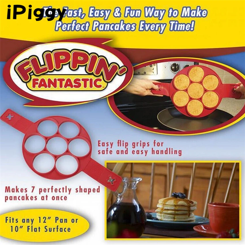 2017 Flippin Fantastic Nonstick Pancake Maker Egg Ring Maker Perfect