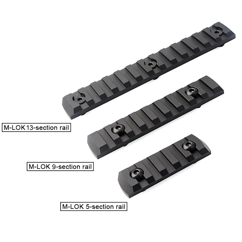 

Hunting Bracket M-LOK5/9/13 Section Rail Slot Range Rail Mounting Metal Guide Adapter Bracket Accessories