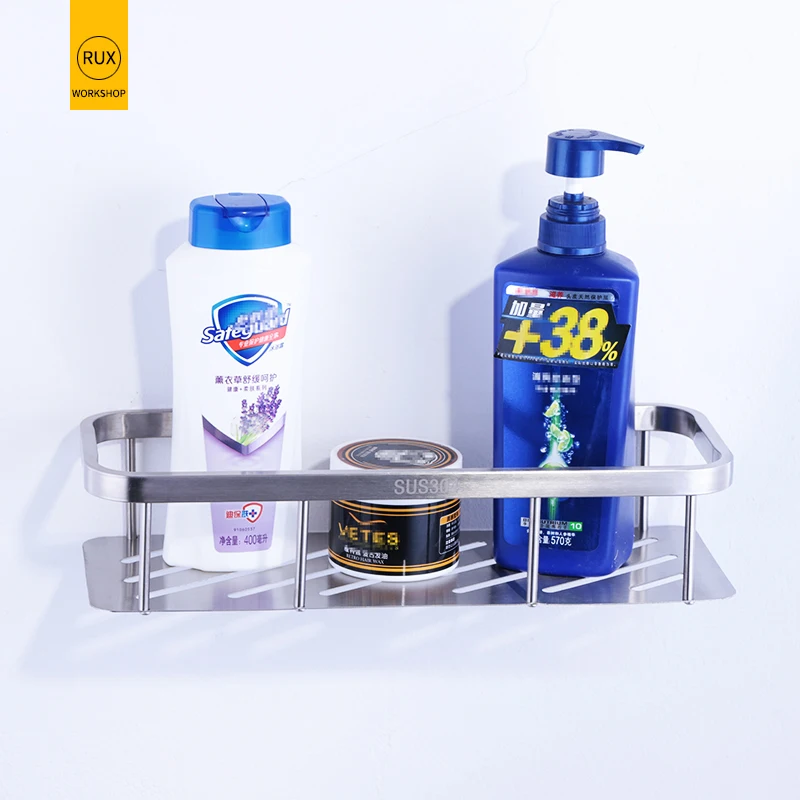 

304 stainless steel Bathroom Shelf Shower Shampoo Soap Cosmetic Shelves Bathroom Accessories Storage Organizer Rack Holder