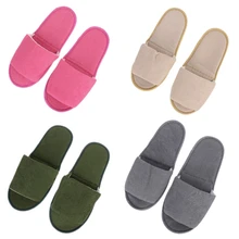1 pair Home Hotel Breathable Slippers SPA Foldable Air Travel Salon Wear With Storage Cotton Cloth Travel Accessories 1 pair Home Hotel Breathable Slippers SPA Foldable Air Travel Salon Wear With Storage Cotton Cloth Travel Accessories