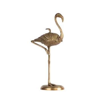 

Brass Made Flamingo and Pineapple Candle Holder