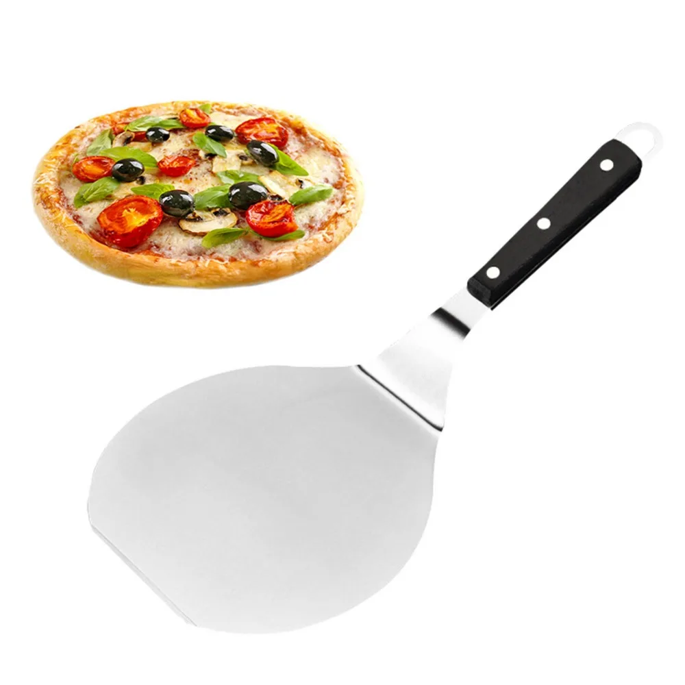 1PC Stainless Steel Cake Pizza Steak Transfer Shovel Teppanyaki Tools Bread Pizza Steak Knife Cutting Tool Kitchen Baking Tools