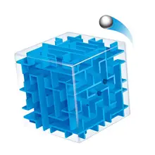 3D Мини скоростной куб лабиринт магический куб головоломка игра кубики Magicos Обучающие игрушки Лабиринт катящийся мяч игрушки для детей и взрослых