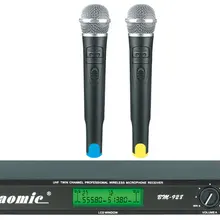UHF двойной одночастотный микрофон системы Профессиональный Baomic BM-928 Hands holding беспроводной микрофон