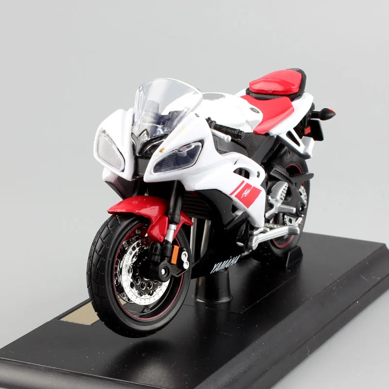 Бренд 1/18 масштаб детский YAMAHA YZF-R6 moto rcycle Супер спортивный гоночный Металлический Литой велосипед Модель автомобиля двигатель игрушка мото автомобиль в коробке