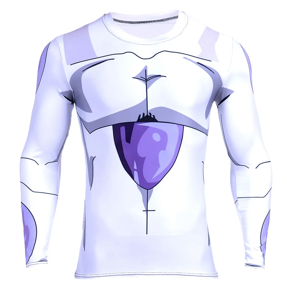 

New Compressed T-shirt Type T-shirt Dragon Ball Saiyan Goku Messiah Kaka Ronaldo Brawley Tight t-shirts