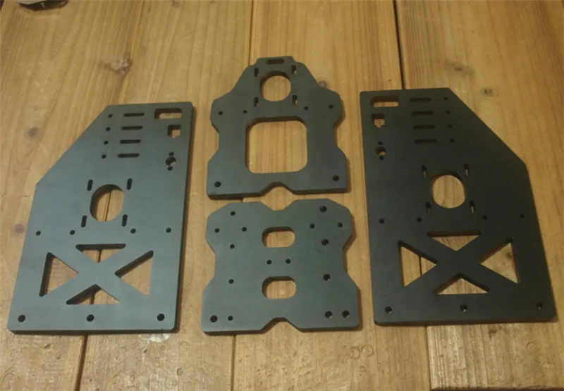 

SWMAKER Openbuilds OX CNC taller gantry plate kit OX CNC Aluminum Taller Gantry Side Plates Tall Wheel X plate 10 mm thickness