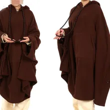 6 цветов на весну и зиму унисекс настоятель буддийского монастыря лежал монахов накидка Единоборства из мультфильма «Холодное сердце» из Полар-флиса теплый плащ для медитации