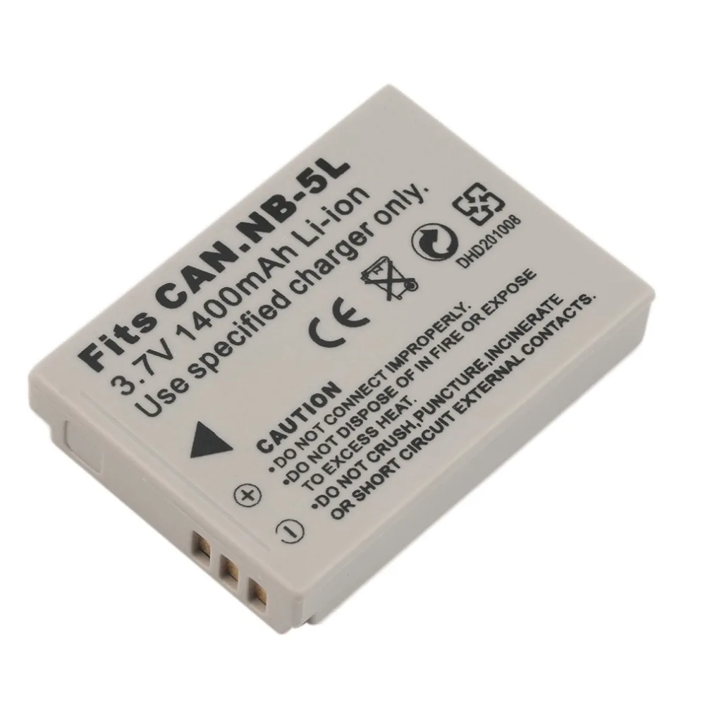 3.7V 1400MAH Replacement Li Ion Battery for CANON NB 5L Camerain