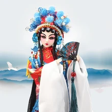 BJD кукла Восток Шарм Китайская опера роль Дива с наряд корона, подставка и коробка 35 см F& D игрушки Специальный дизайн шарнир тела