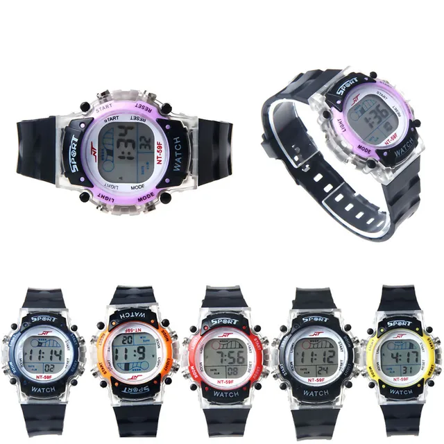 Colorful LED Electronic Sports Children Watches Casual Kid Girl Boy Clock Digita Colorful LED Electronic Sports Children Watches Casual Kid Girl Boy Clock Digita
