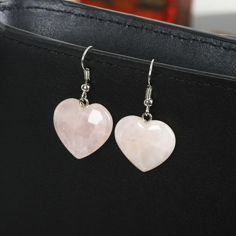 

Style Love Heart Pendant Long Tassel Earrings Red Peach Heart Drop Earrings For Women Girls Best Gift Wholesale