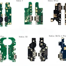 Для Nokia 2 3 3,1 плюс 5 5,1 6 7 7,1 7 Plus/X5 X6 X7 микро-док разъем USB зарядная зарядка Порты и разъёмы гибкий кабель