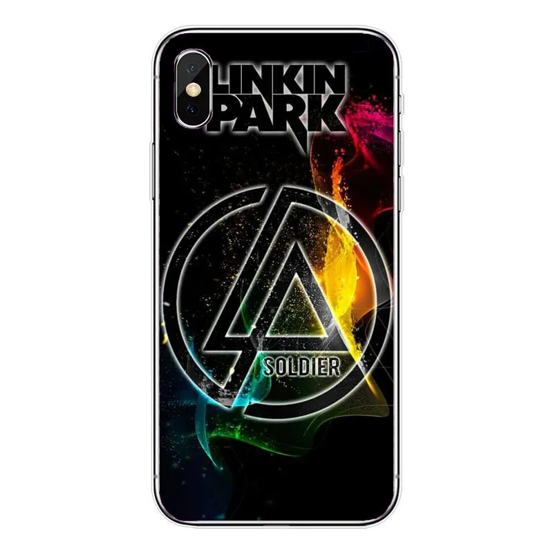 Чехол для iphone 5 4 6 7 8 Plus X Ultra Fino Linkin Park Честера БЕННИНГТОНА Мягкий ТПУ чехол для телефона - Цвет: TPU